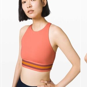 • Lululemon x Roksanda • My Element Sports Bra Rustic Coral / Garnet Fools Gold